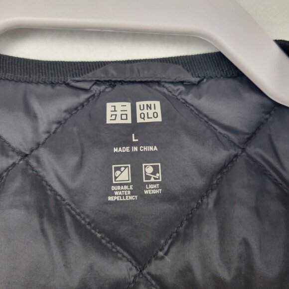 Uniqlo Diamond Quilted Down Coat Women L Long Jacket Lightweight Packable - Picture 2 of 14